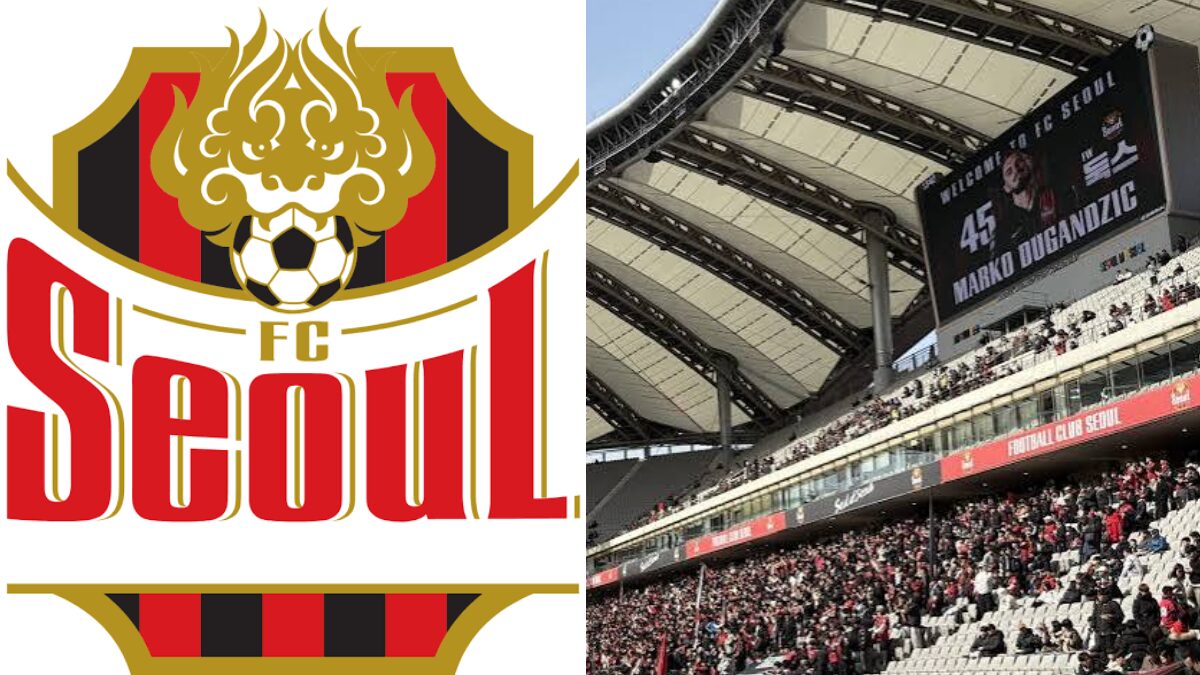 K리그1 FC서울 엠블럼과 홈경기장