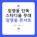 임영웅, 9월 고양종합운동장서 스타디움 콘서트 연다 임영웅 콘서트