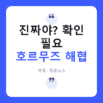 미국, 이란 공습?…호르무즈 유조선 피격설, 사실은 아직 '물음표' 호르무즈 해협
