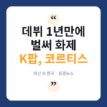 외신도 주목한 신인 코르티스, 데뷔 첫해 성적표는? 코르티스